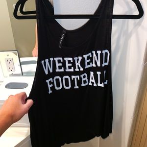 “Weekend Football” flowy tank top!